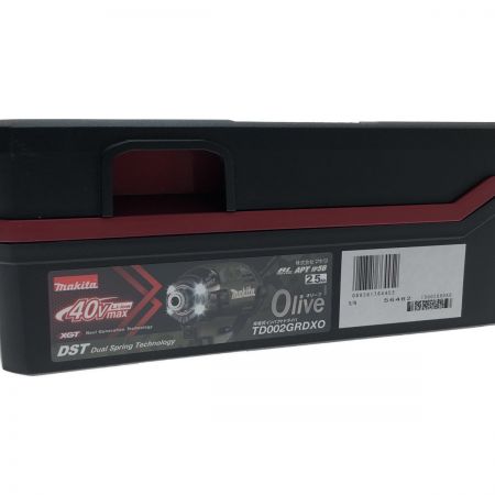  MAKITA マキタ 電動工具 インパクトドライバー　40v TD002GRDXO オリーブ