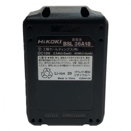  HiKOKI ハイコーキ 電動工具 バッテリー 36v BSL36A18