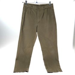 □□ MACKINTOSH PHILOSOPHY マッキントッシュフィロソフィー タックパンツ SIZE 40 ベージュ Bランク