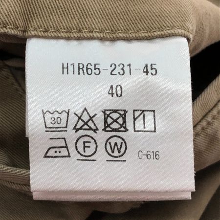  MACKINTOSH PHILOSOPHY マッキントッシュフィロソフィー タックパンツ SIZE 40 ベージュ