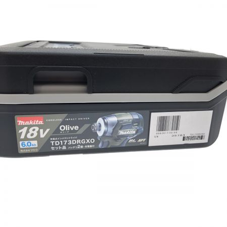  MAKITA マキタ 電動工具 　インパクトドライバー　18V　 TD173DRGXO オリーブ