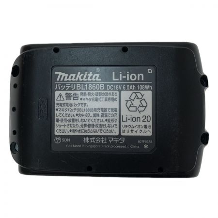  MAKITA マキタ  電動工具 バッテリー18v 充電回数2回 BL1860B
