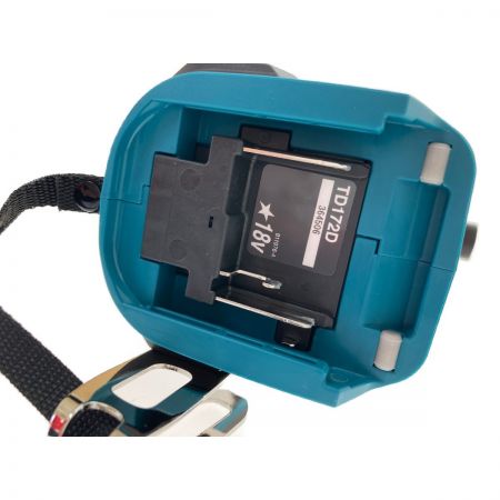  MAKITA マキタ 充電式インパクトドライバ　18V　6.0Ah TD172DRGX ブルー