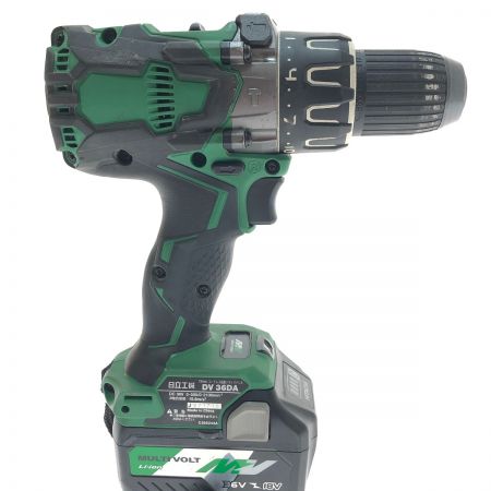  HITACHI 日立 工具 電動工具 振動ドリル コードレス式 13mm 18v DV36DA グリーン