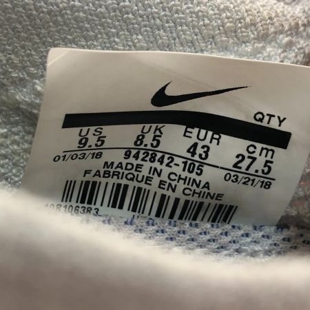  NIKE ナイキ 靴 スニーカー  SIZE 27.5cm  AIR VAPORMAX FLYKNIT 2  942842-105 ホワイト