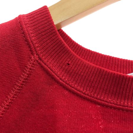  80s BASSETT-WALKER スウェット トレーナー SIZE 38-40 レッド