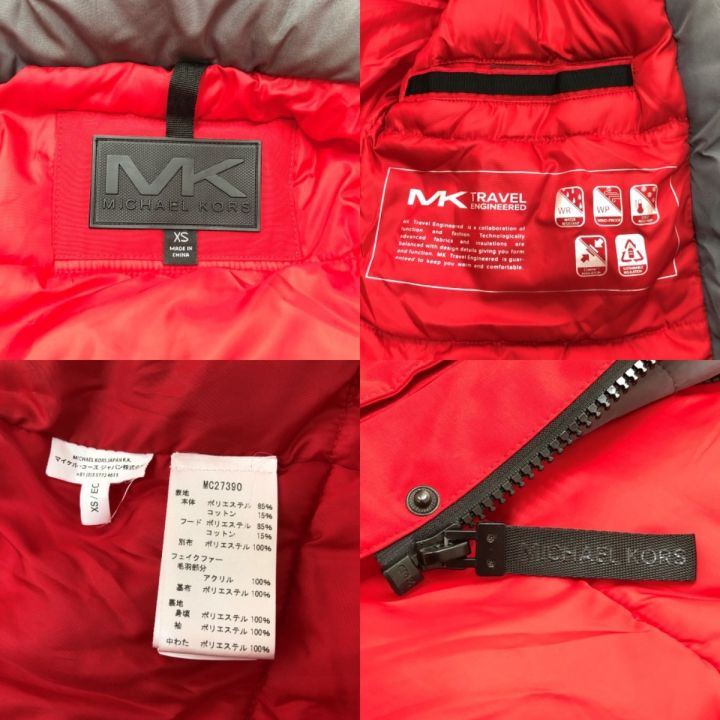 MICHAEL KORS マイケルコース 中綿ジャケット XSサイズ MC27390 レッド｜中古｜なんでもリサイクルビッグバン