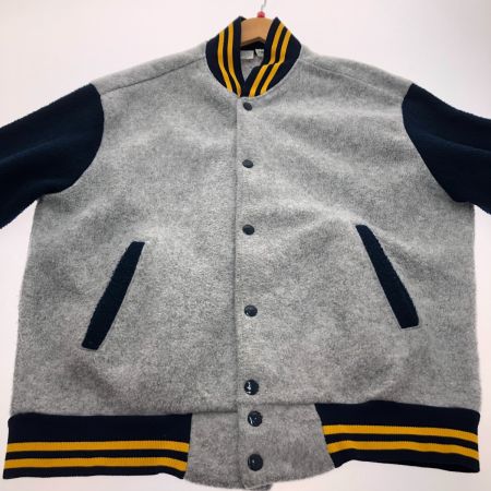  80s PYRAMID スタジャン ジャケット Mサイズ RN 14265 グレー