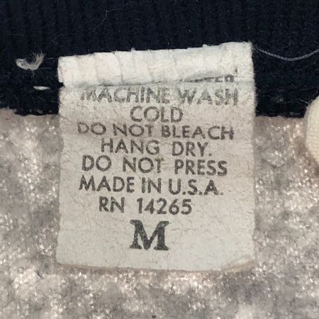  80s PYRAMID スタジャン ジャケット Mサイズ RN 14265 グレー