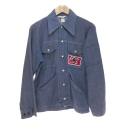 □□ 70s CHAMPION OFFICIAL RACING APPAREL カバーオール サイズ不明 インディゴ Cランク