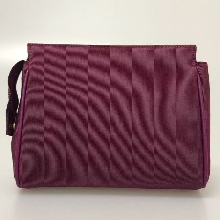  Salvatore Ferragamo サルヴァトーレフェラガモ ヴァラリボン コスメポーチ 本体のみ パープル