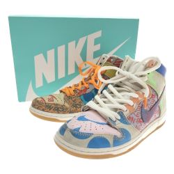 □□ NIKE ナイキ 靴 スニーカー ハイカットスニーカー   SB ZOOM DUNK HIGH PREM   SIZE 26.5cm 918321 マルチカラー Bランク