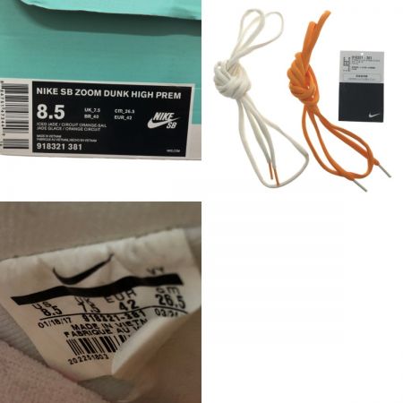  NIKE ナイキ 靴 スニーカー ハイカットスニーカー   SB ZOOM DUNK HIGH PREM   SIZE 26.5cm 918321 マルチカラー