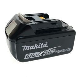 □□ MAKITA マキタ 工具 電動工具 バッテリー   BL1860B 18v 充電回数３回 BL1860B ブラック Bランク