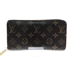 □□ LOUIS VUITTON ルイヴィトン 長財布 モノグラム ジッピーウォレット  角スレ有  旧型 M60017 Cランク