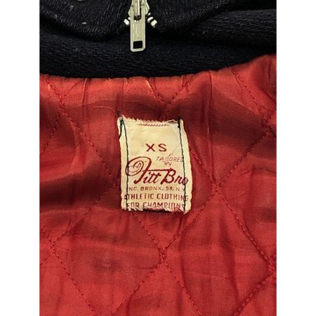  50s Fitt Bro フードジャケット XSサイズ ネイビー