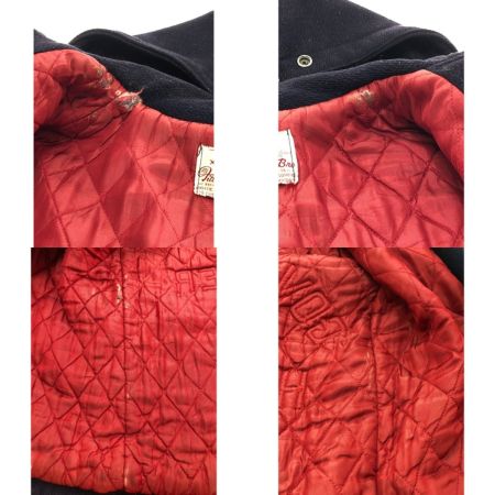  50s Fitt Bro フードジャケット XSサイズ ネイビー