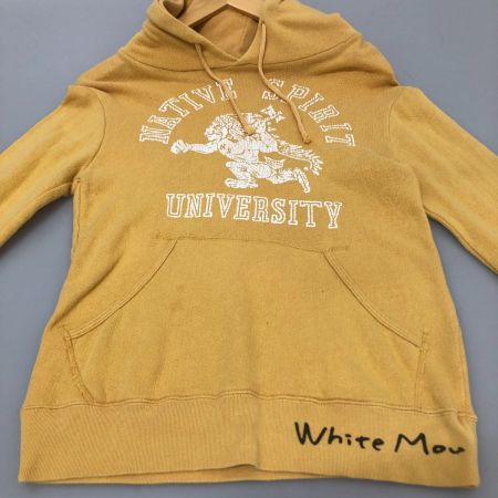   カレッジ プルオーバーパーカー サイズ不明 イエロー