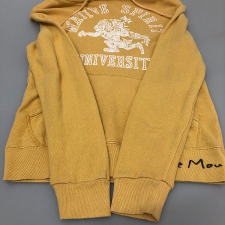   カレッジ プルオーバーパーカー サイズ不明 イエロー