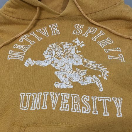   カレッジ プルオーバーパーカー サイズ不明 イエロー