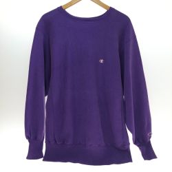 □□ Champion チャンピオン 80'リバースウィーブスウェット XLサイズ 26094 パープル Cランク
