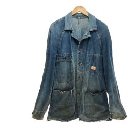 □□ 50s PAY-DAY カバーオール　サイズ不明 ライトインディゴ Bランク