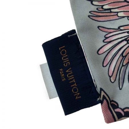  LOUIS VUITTON ルイヴィトン バンドー フリュール　イノセンス　マフラー M73337 ライトピンク