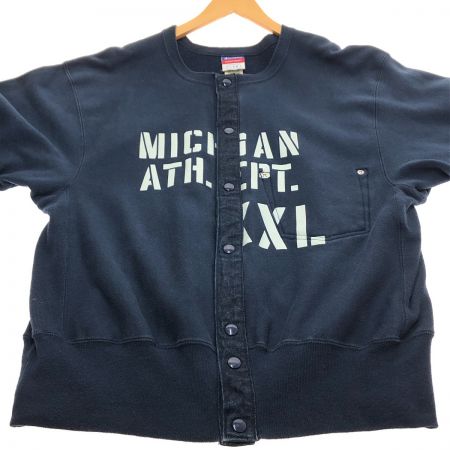  Champion REVERSE WEAVE スウェットカーディガン Lサイズ ネイビー