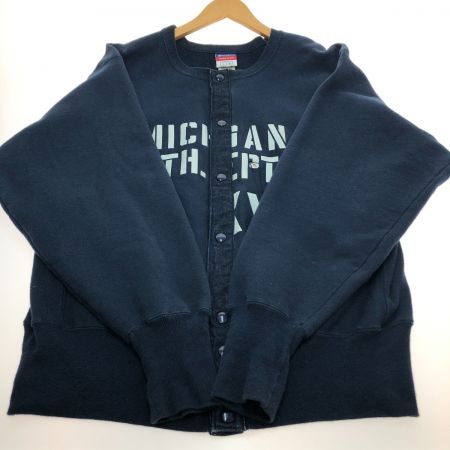  Champion REVERSE WEAVE スウェットカーディガン Lサイズ ネイビー