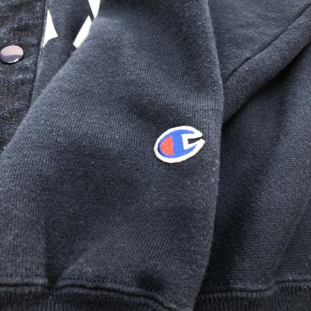  Champion REVERSE WEAVE スウェットカーディガン Lサイズ ネイビー