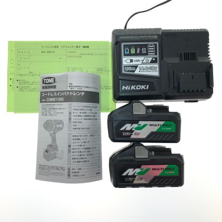  TONE トネ 工具 電動工具 インパクトレンチ 36V CIW61100