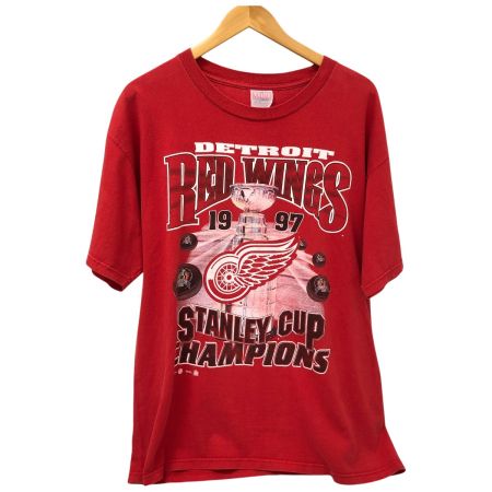  90s MIRO Tシャツ SIZE L 古着 レッド