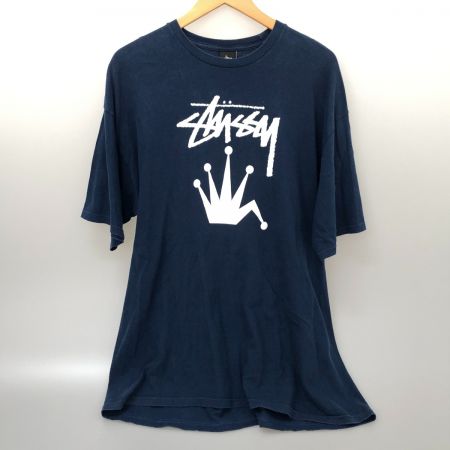  stussy ステューシー 半袖Tシャツ XLサイズ ネイビー