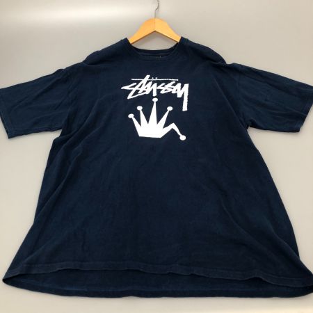  stussy ステューシー 半袖Tシャツ XLサイズ ネイビー