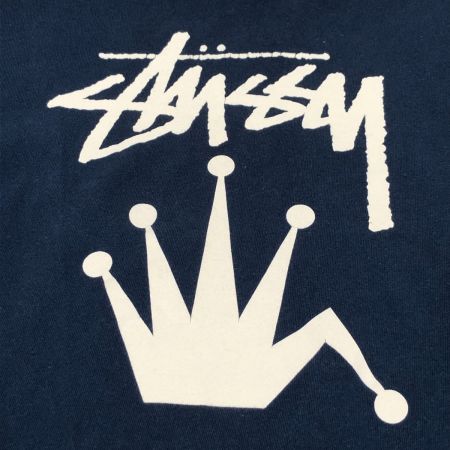  stussy ステューシー 半袖Tシャツ XLサイズ ネイビー