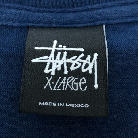  stussy ステューシー 半袖Tシャツ XLサイズ ネイビー