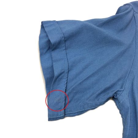  50~60s Hilton ボーリングシャツ　Mサイズ ブルー