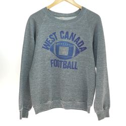 □□ 70~80s JERZEES スウェット トレーナー Mサイズ グレー Cランク