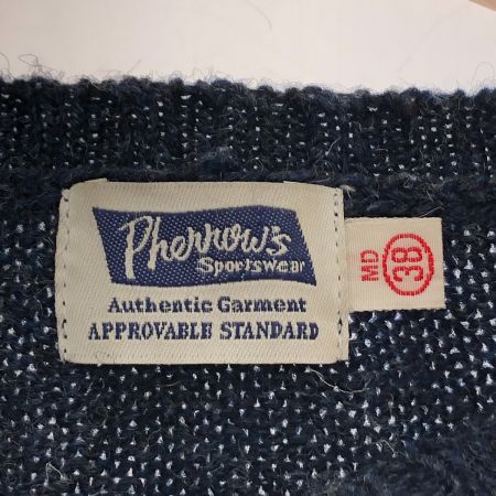  PHERROW'S フェローズ ニット セーター SIZE 38 PSFS1 ネイビー