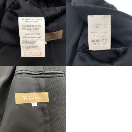  Y'S for men ワイズフォーメン ジャケット Sサイズ MG-J11-202 ブラック