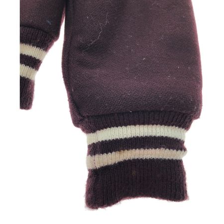  70~80s De LONG スタジャン サイズ34 ワインレッド