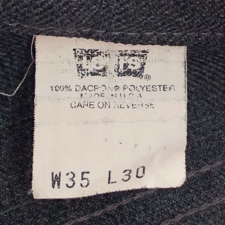  LEVI'S リーバイス パンツ W35×L30 ダークグレー