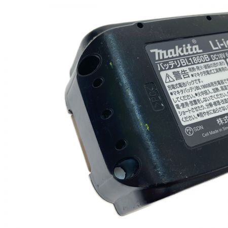  MAKITA マキタ バッテリー　6.0Ah　18V BL1860B ブラック 充電回数4回