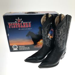 □□ PISTOLERO ウエスタンブーツ SIZE 27・US８ PTL-014 ブラック Sランク