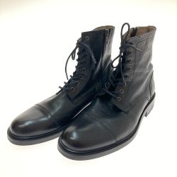 □□ alfredo BANNISTER アルフレッドバニスター ジップアップブーツ 　サイズ41 8703 ブラック Bランク