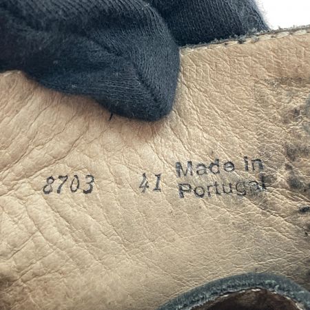  alfredo BANNISTER アルフレッドバニスター ジップアップブーツ 　サイズ41 8703 ブラック