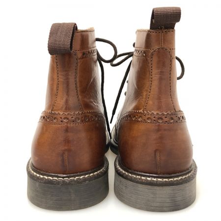  stefanorossi ウイング ハイ ブーツ 24.5cm 本体のみ SR03625 ブラウン