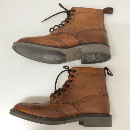  stefanorossi ウイング ハイ ブーツ 24.5cm 本体のみ SR03625 ブラウン