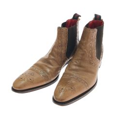 □□ JEFFERY-WEST サイドゴアブーツ SIZE 7 1/2(約25.5cm) ライトブラウン Cランク