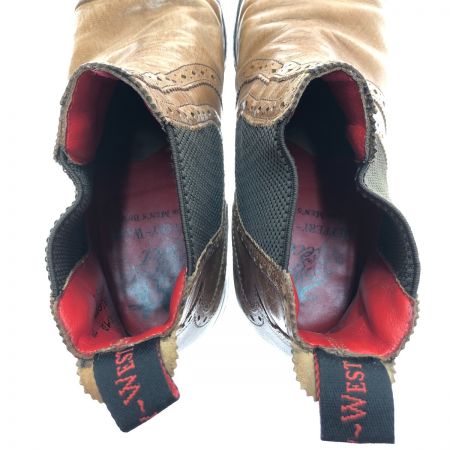  JEFFERY-WEST サイドゴアブーツ SIZE 7 1/2(約25.5cm) ライトブラウン